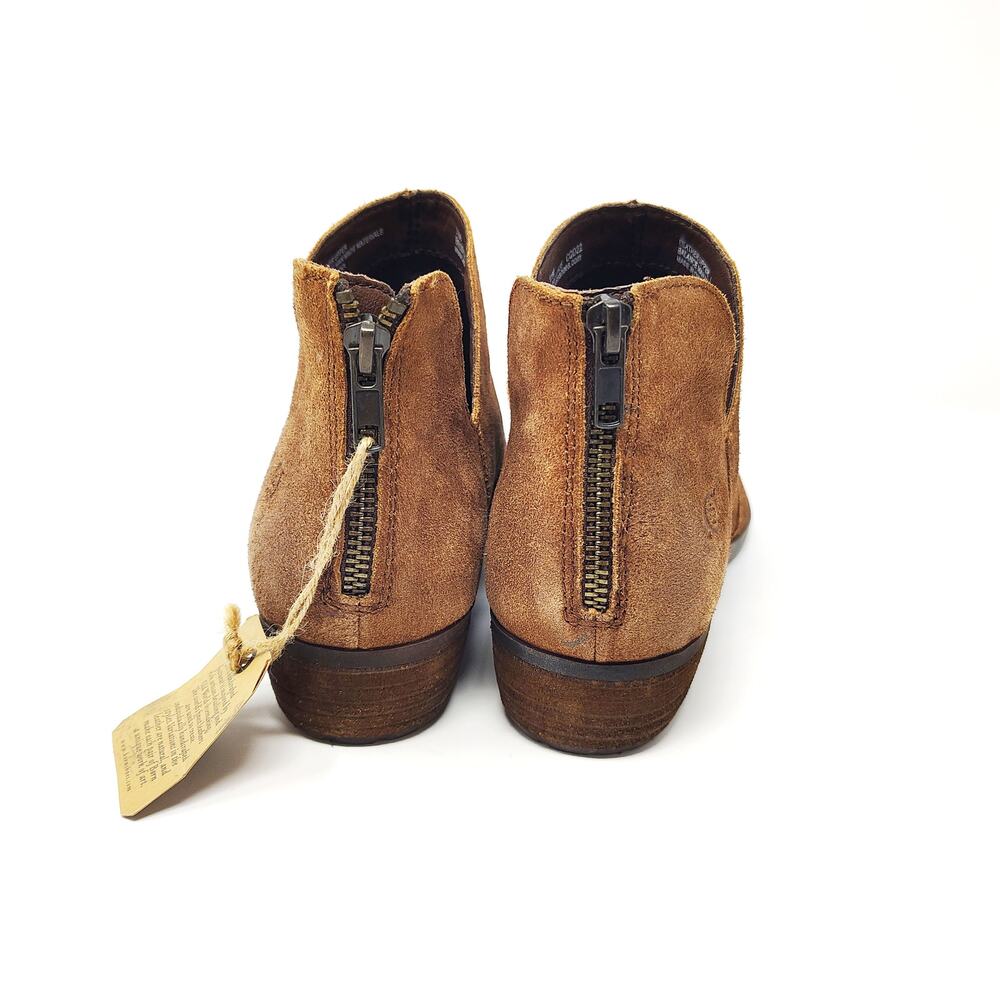 New Born Shoes Womens 11 Kerri Boots Brown Leather Distressed Ankle Boho Western - Picture 6 of 10